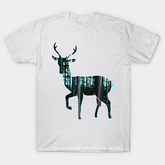 forest deer T-Shirt by  Berbero